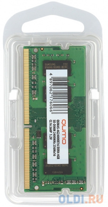      QUMO QUM4S-8G2666P19 SO-DIMM 8Gb DDR4 2666 MHz QUM4S-8G2666P19  