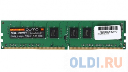      QUMO QUM4U-8G2133P15 DIMM 8Gb DDR4 2133 MHz QUM4U-8G2133P15  