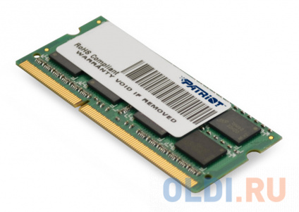      Patriot Signature Line SO-DIMM 4Gb DDR3 1333 MHz PSD34G13332S  