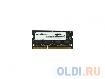     SO-DDR3 4Gb PC10600 1333MHz AMD R334G1339S1S-UO OEM  
