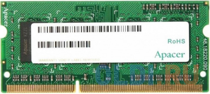      Apacer AS04GFA60CATBGC SO-DIMM 4Gb DDR3 1600MHz  --