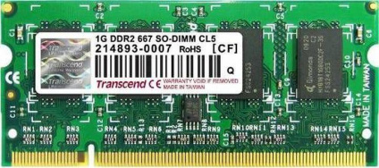      Transcend TS128MPQ32V6U SO-DIMM 512  DDR2 667MHz  