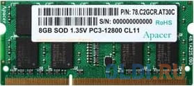      Apacer AS08GFA60CATBGJ SO-DIMM 8Gb DDR3L 1600 MHz AS08GFA60CATBGJ  -