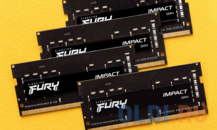      Kingston Fury Impact SO-DIMM 8Gb DDR4 3200 MHz KF432S20IB/8  -