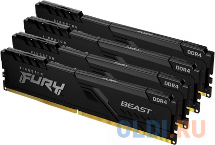      Kingston FURY Beast Black DIMM 16Gb DDR4 2666 MHz KF426C16BBK4/16  