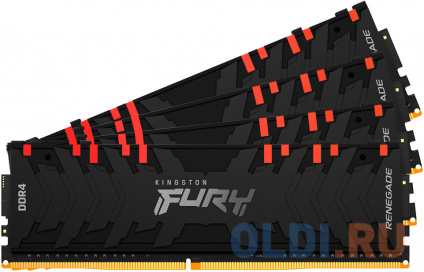      Kingston Fury Renegade RGB DIMM 32Gb DDR4 3600 MHz KF436C16RBAK4/32  -