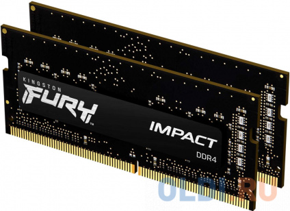      Kingston FURY Impact SO-DIMM 64Gb DDR4 3200 MHz KF432S20IBK2/64  