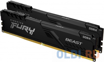      Kingston FURY Beast Black DIMM 32Gb DDR4 3200 MHz KF432C16BBK2/32  