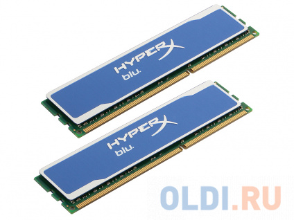   DDR3 16Gb (pc-12800) 1600MHz Kingston HyperX Blu, Kit of 2 <Retail>  