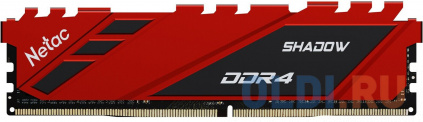    DDR 4 DIMM 16Gb PC21300, 2666Mhz, Netac Shadow NTSDD4P26SP-16R C19 Red,    