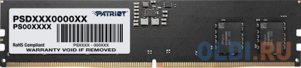      Patriot Signature Line DIMM 16Gb DDR5 4800 MHz PSD516G480081   