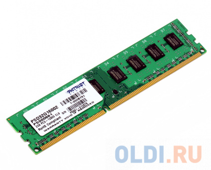    Patriot PSD32G160081 DIMM 2GB DDR3 1600MHz  