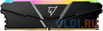    DDR 4 DIMM 8Gb PC25600, 3200Mhz, Netac Shadow NTSRD4P32SP-08E, RGB, C16 Grey,     