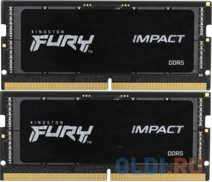 ���� ������������ ������ ��� �������� Kingston Fury Impact SO-DIMM 16Gb DDR5 4800 MHz KF548S38IBK2-16� � �������-��-����