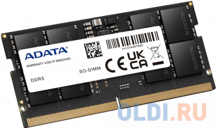      ADATA Memory Module SO-DIMM 32Gb DDR5 4800 MHz AD5S480032G-S  