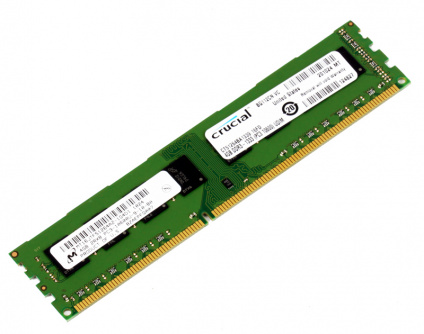    Crucial DDR3 4Gb, PC10660, DIMM, 1333MHz (CT51264BA1339)  