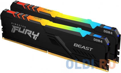      Kingston Fury Beast RGB DIMM 64Gb DDR5 5600 MHz KF556C40BBAK2-64  -