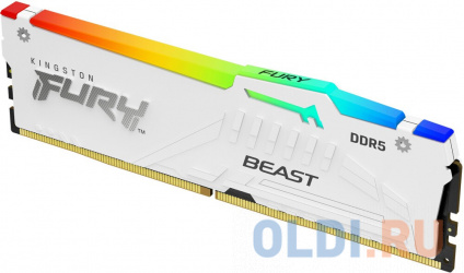      Kingston Fury Beast White RGB DIMM 32Gb DDR5 6000 MHz KF560C36BWEA-32  
