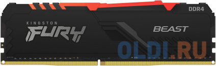      Kingston Fury Beast RGB DIMM 16Gb DDR4 3200 MHz KF432C16BB12A/16  