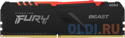      Kingston Fury Beast RGB DIMM 32Gb DDR4 3200 MHz KF432C16BB2A/32  