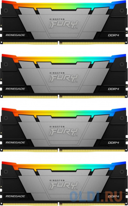      Kingston Fury Renegade RGB DIMM 64Gb DDR4 3200 MHz KF432C16RB12AK4/64  
