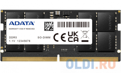      ADATA AD5S480016G-S SO-DIMM 16Gb DDR5 4800 MHz AD5S480016G-S  --