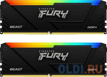      Kingston Fury Beast RGB DIMM 64Gb DDR4 3600 MHz KF436C18BB2AK2/64  --