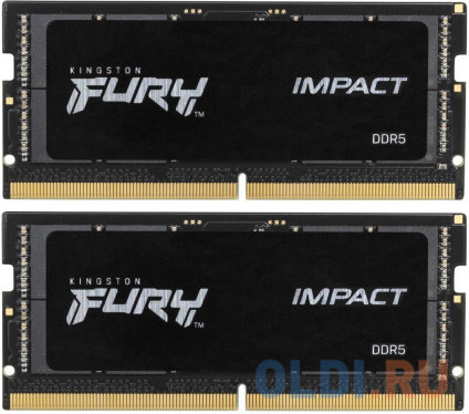   / Kingston 64GB 5600MT/s DDR5 CL40 SODIMM (Kit of 2) FURY Impact PnP  
