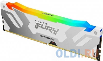      Kingston Fury Renegade White RGB DIMM 16Gb DDR5 8000 MHz KF580C38RWA-16  