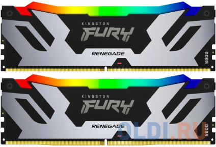      Kingston Fury Renegade RGB Silver DIMM 48Gb DDR5 7200 MHz KF572C38RSAK2-48  