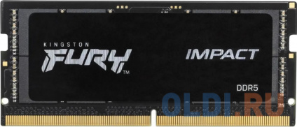    SO-DIMM DDR 5 DIMM 16Gb PC48000, 6000Mhz, Kingston FURY Impact XMP CL38 (KF560S38IB-16)   