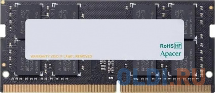    Apacer 16GB DDR4 3200 SODIMM ES.16G21.GSH CL22, 1024x8  --