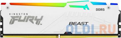      Kingston Fury Beast White RGB DIMM 32Gb DDR5 5600 MHz KF556C40BWA-32  