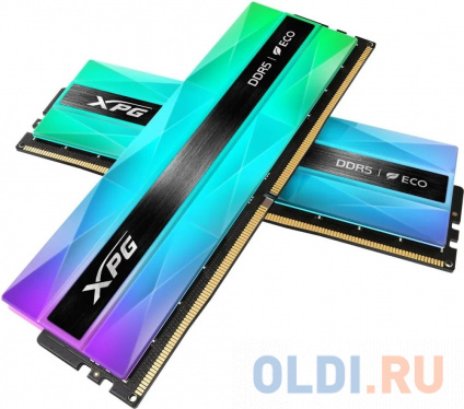  ADATA LANCER NEON RGB DDR5 DIMM 32GB 6000MHz 2*16GB 30-40-40 1.35V SILVER GRAY  