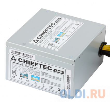     Chieftec 500W Retail CTG-500-80P  