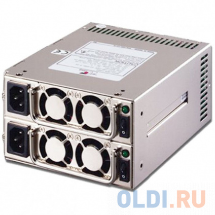  MRW-6420P, 420W, Mini Redundant 4U (PS2), (=150*86*185), (B000480056) Brown Box {4}   