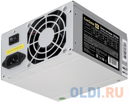    550W ExeGate CP550 (ATX, SC, 8cm fan, 24pin, 4pin, 3xSATA, 2xIDE, FDD,  220V    )  -