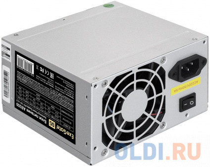  Exegate EX219182RUS-S   AB350, ATX, SC, 8cm fan, 24p+4p, 3*SATA, 2*IDE, FDD +  220V      --