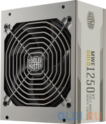    1250 / Power Supply Cooler Master MWE Gold V2, FM 1250W ATX3.0 A/EU-White, EPS12V, APFC, 24 pin, 4+4 pin, 8 pin CPU, 12 SATA, 6+2 pin x8 PCI-E  