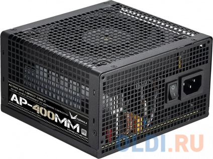    Formula ATX 400W AP-400 80 PLUS WHITE (20+4pin) APFC 120mm fan 6xSATA RTL  --