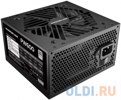 Powercase PW600 (80 Plus, ATX 2.31, 600W, APFC, DC-DC, 120mm Fan) / PS-600W-DC   