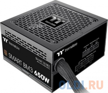  Thermaltake Smart BM3 650W, ATX 3.0, PCIe Gen 5.0, APFC, 12cm Fan, 80+ Bronze, Semi Modular, Retail  