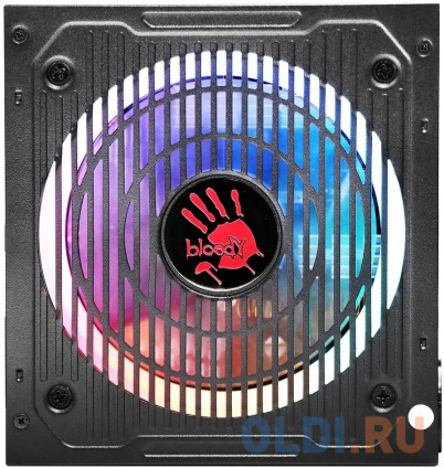    Bloody ATX 700W BD-PS700W 80 PLUS WHITE (20+4pin) APFC 120mm fan color LED 6xSATA RTL  --
