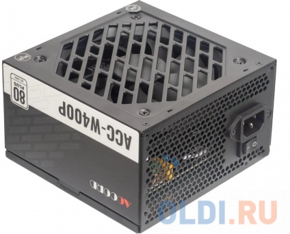    Accord ATX 400W ACC-W400P 80 PLUS WHITE (20+4pin) 120mm fan 6xSATA  --
