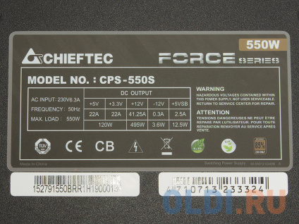    Chieftec CPS-550S 550   