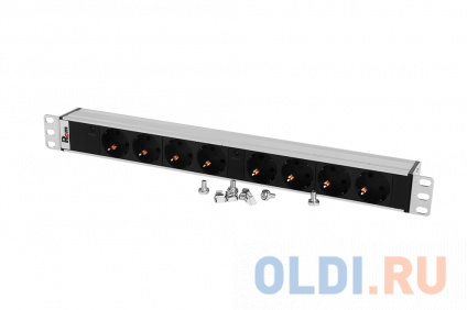     Rem-32  ., 8 Schuko, 32A, ., 19&quot;,  (R-32-8S-I-440-K)  