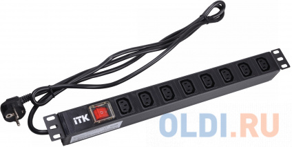  ITK PH12-8C131 PDU 8  C13  LED ,1U,  2  .  --