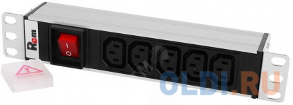     Rem-10    ., 5 IEC 60320 C13,  IEC 60320 C14, 10A, ., 10&quot; (R-10-5C13-V-220-Z)  -