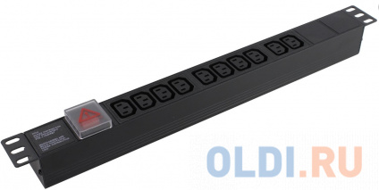  Exegate EX280859RUS   ExeGate ServerPro PDU-19H001 Al-1013-C14-SW, 1U, ., 10 IEC 320 C13, 14   