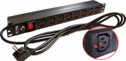     Lanmaster TWT-PDU-10A8C3L-3.0 .. 8xC13  10A Schuko 3   